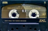 Compact Cassette AXIA K1 90 "K1B 90" Type I Normal 1995 Japan