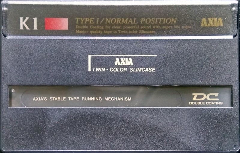 Compact Cassette AXIA K1 90 "K1B 90" Type I Normal 1995 Japan
