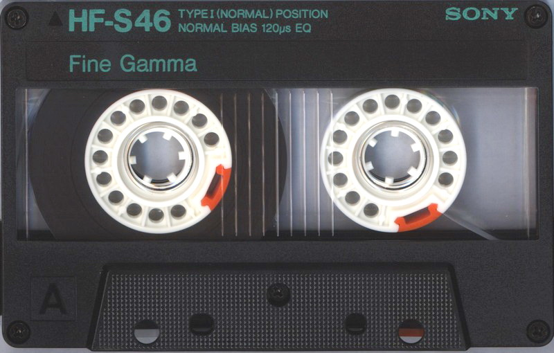 Compact Cassette Sony HF-S 46 "HF-S 46N" Type I Normal 1986 Japan