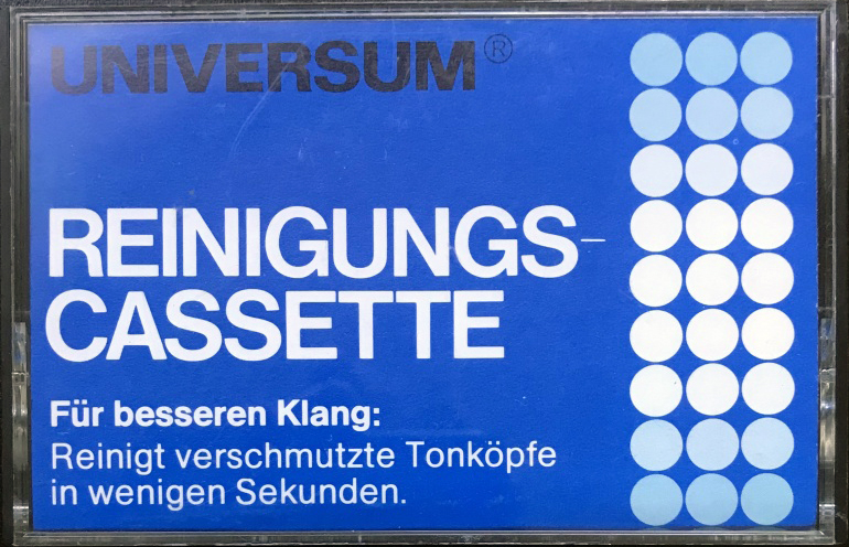 Compact Cassette Universum Cleaning Cassette 1979 Europe