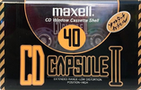 Compact Cassette Maxell CD Capsule II 40 "CDC-II 40" Type II Chrome 1990 Japan