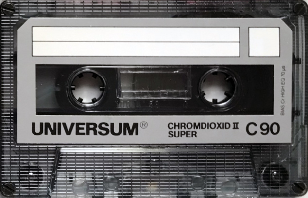 Compact Cassette Universum Super 90 Type II Chrome 1981 Europe