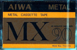 Compact Cassette Aiwa MX 90 Type IV Metal 1979 Japan