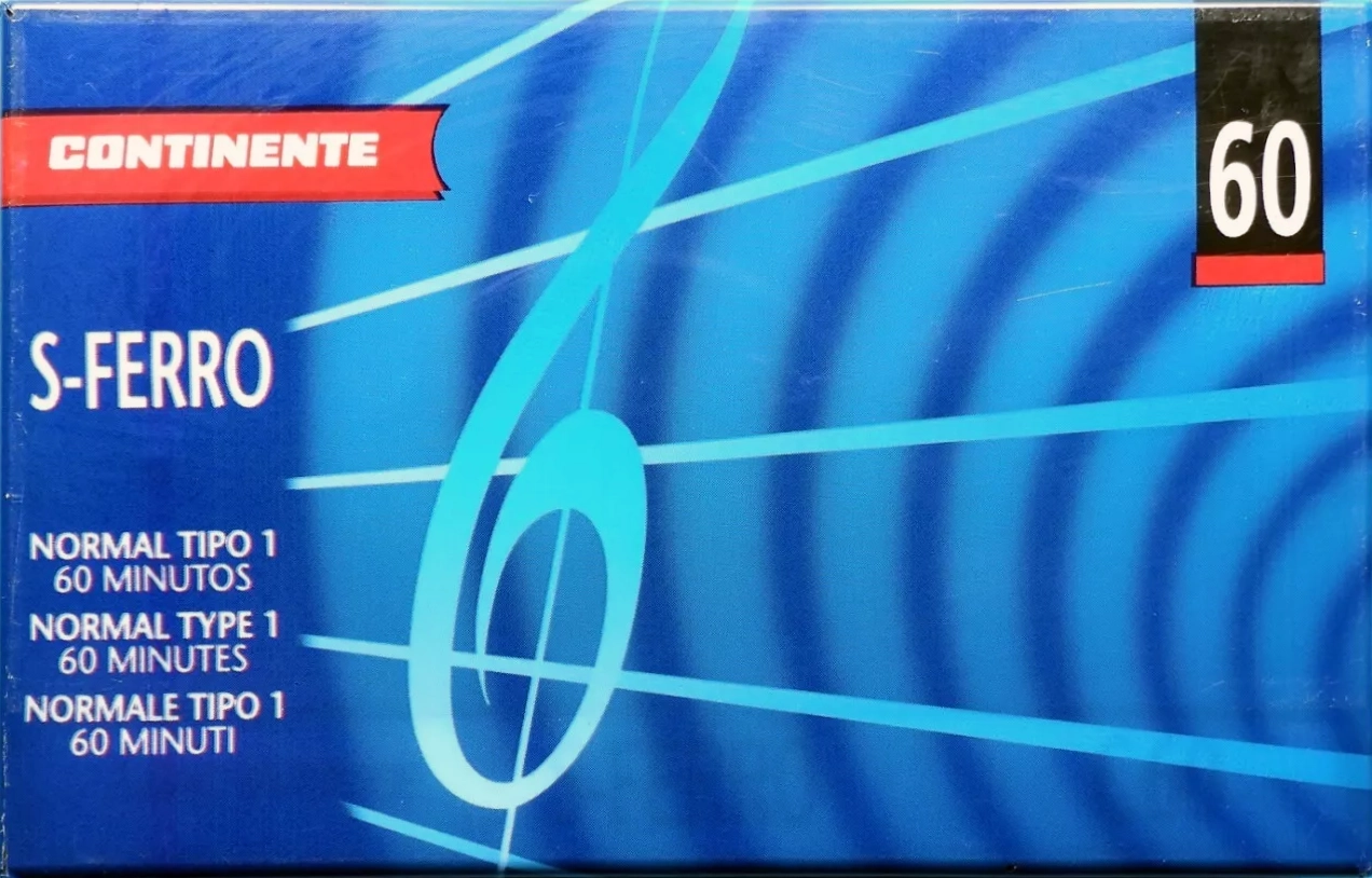Compact Cassette Continent / Continente S-Ferro 60 Type I Normal Europe