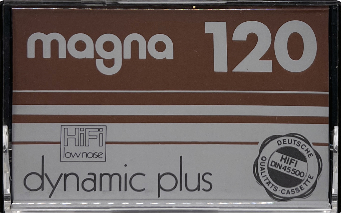 Compact Cassette Magna Dynamic Plus 120 "white" Type I Normal 1980 Europe