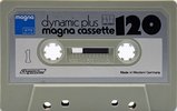 Compact Cassette Magna Dynamic Plus 120 "white" Type I Normal 1980 Europe