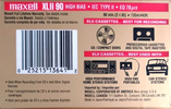 Compact Cassette Maxell XLII 90 Type II Chrome 1997 North America