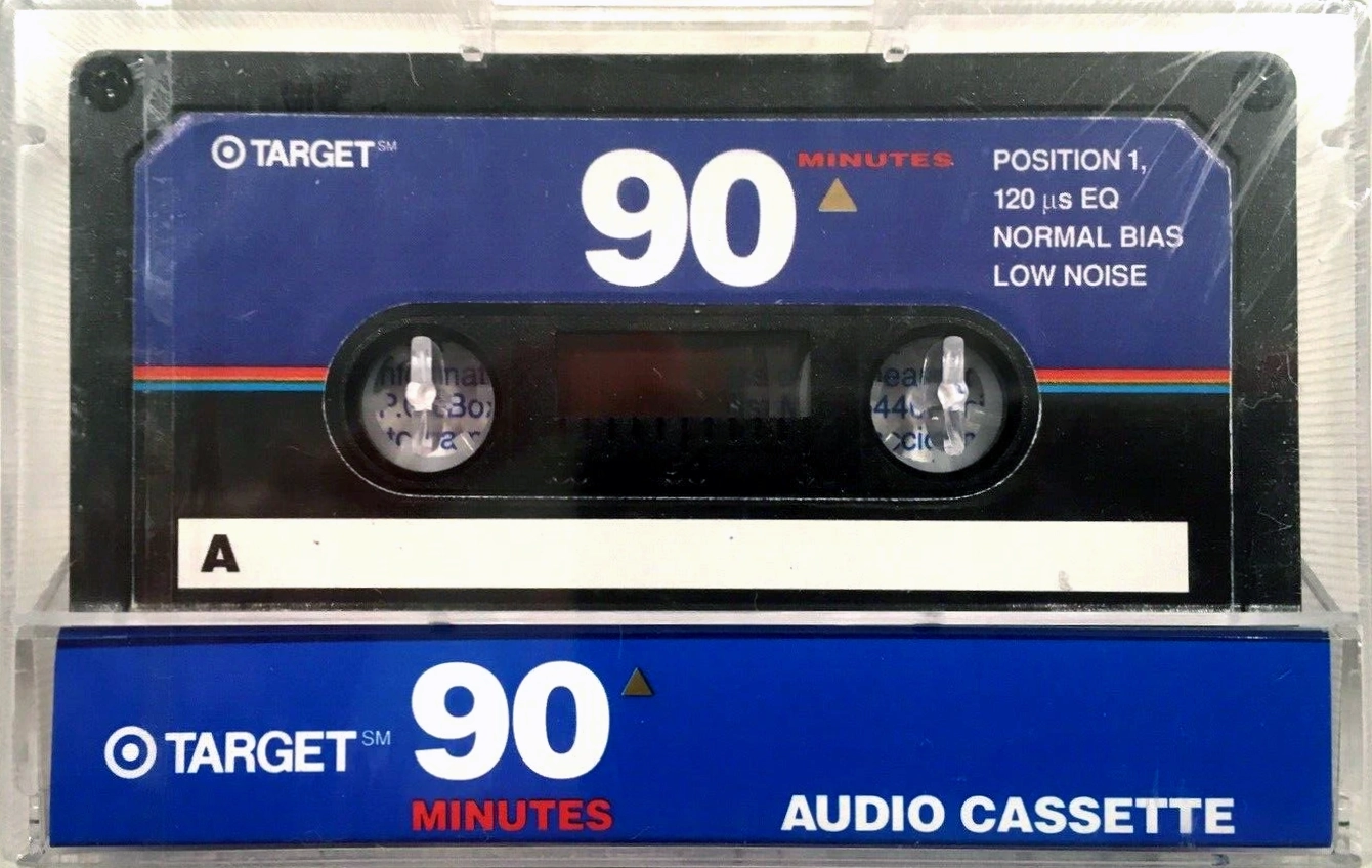 Compact Cassette Target 90 Type I Normal 1993 USA