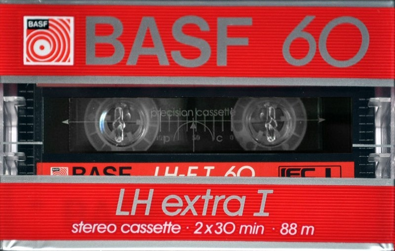 Compact Cassette BASF LH Extra I 60 "LH-E I" Type I Normal 1985 Europe