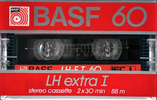 Compact Cassette BASF LH Extra I 60 "LH-E I" Type I Normal 1985 Europe