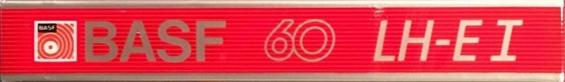 Compact Cassette BASF LH Extra I 60 "LH-E I" Type I Normal 1985 Europe