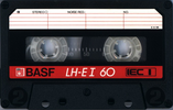 Compact Cassette BASF LH Extra I 60 "LH-E I" Type I Normal 1985 Europe