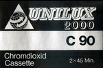Compact Cassette Unilux 2000 90 Type II Chrome Germany