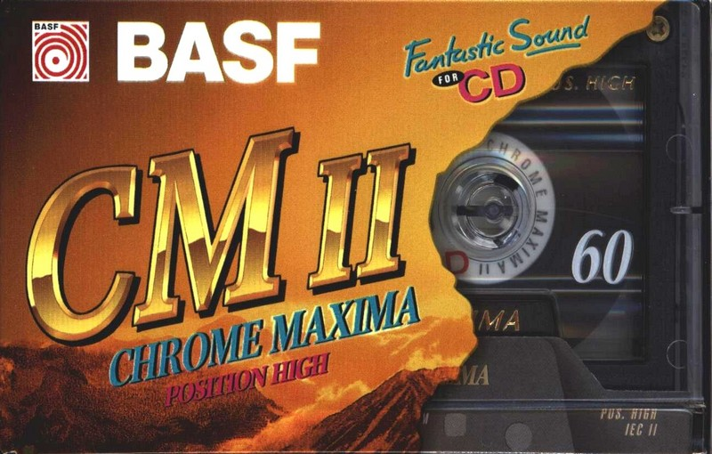 Compact Cassette BASF CM II Chrome Maxima 60 Type II Chrome 1995 Europe