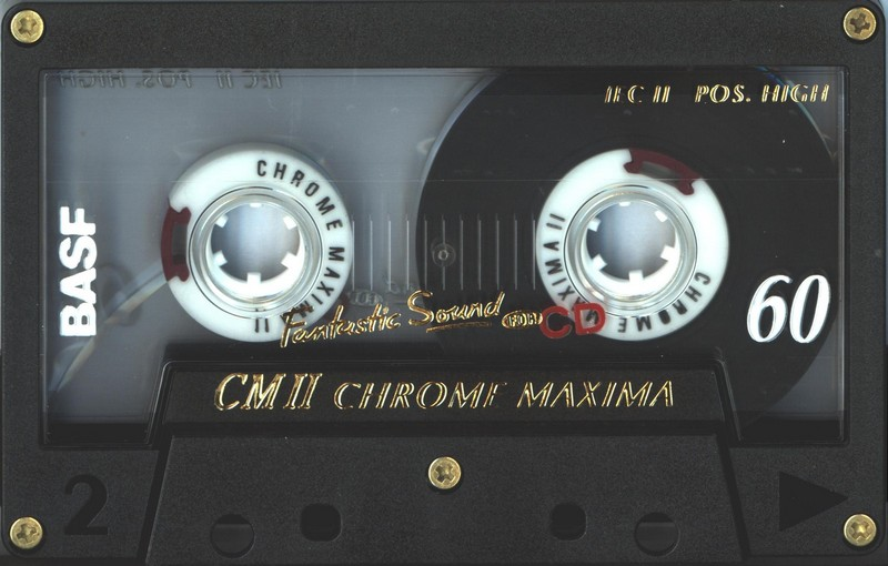 Compact Cassette BASF CM II Chrome Maxima 60 Type II Chrome 1995 Europe