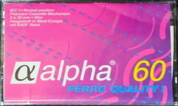Compact Cassette Alpha 60 Type I Normal Germany