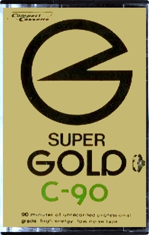 Compact Cassette:  Super Gold -  90