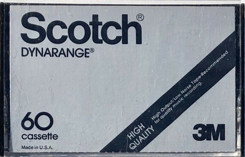 Compact Cassette Scotch Dynarange 60 Type I Normal 1981 Europe