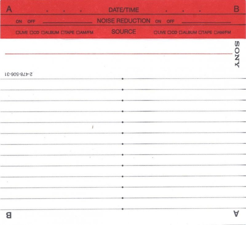 Compact Cassette: Sony  - HF 60