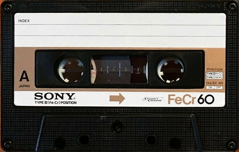 Compact Cassette Sony FeCr 60 Type III Ferro Chrome 1979 North America