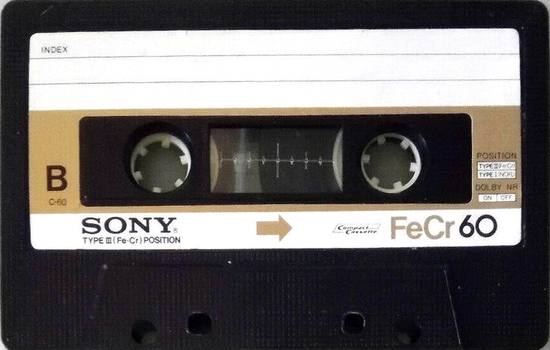 Compact Cassette: Sony  - FeCr 60