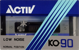 Compact Cassette Activ KO 90 Type I Normal South Korea