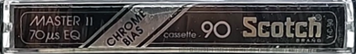 Compact Cassette Scotch Master II 90 Type II Chrome 1979 USA