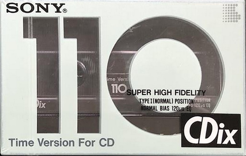 Compact Cassette: Sony  - CDix 110