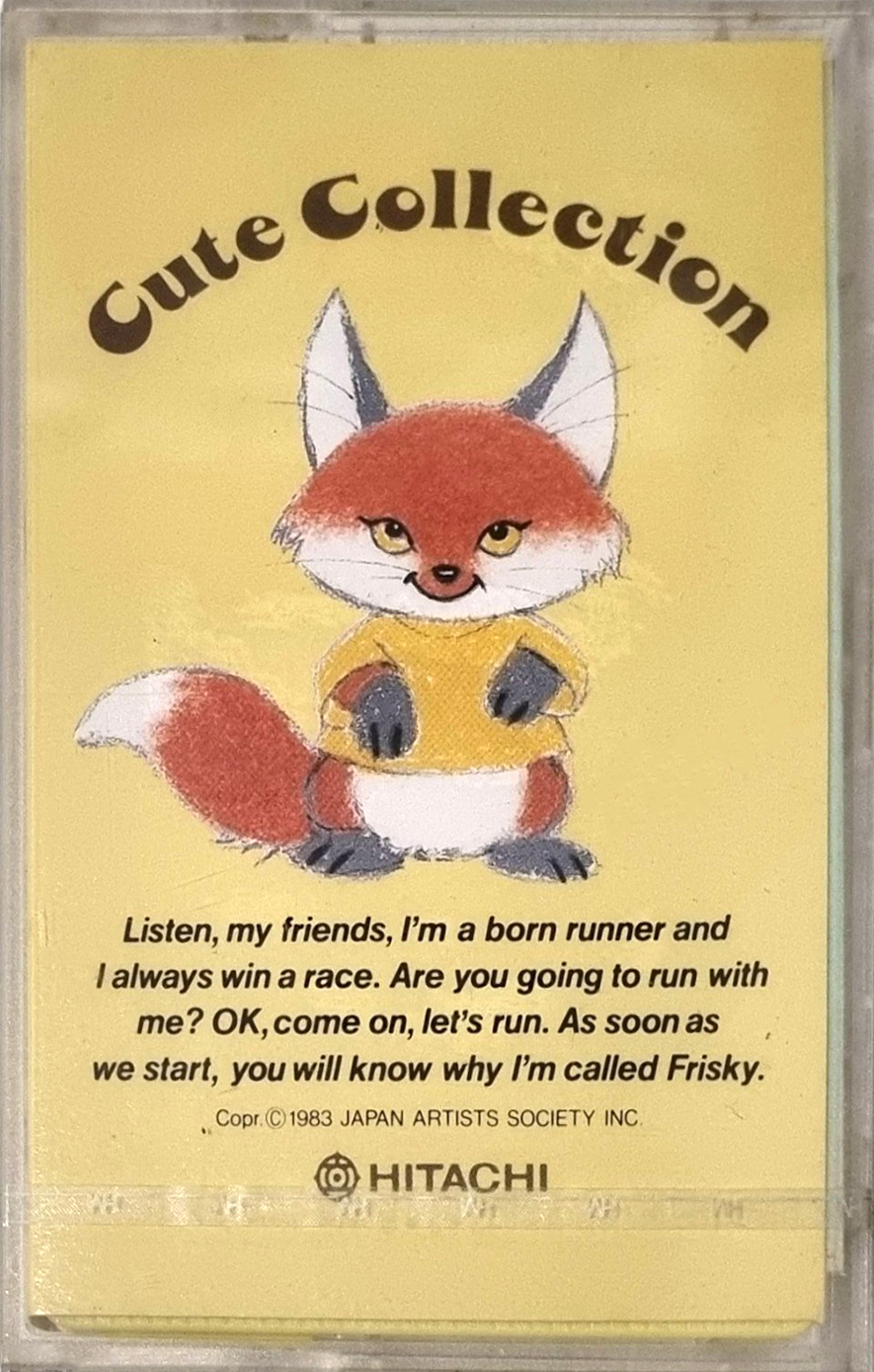 Compact Cassette Hitachi Cute Collection 46 "AC46YE" Type I Normal 1985 Japan