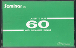 Compact Cassette Seminar 60 Type I Normal 1983 Japan