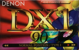 Compact Cassette Denon DX1 90 "DX1-90WED" Type I Normal 1995 North America