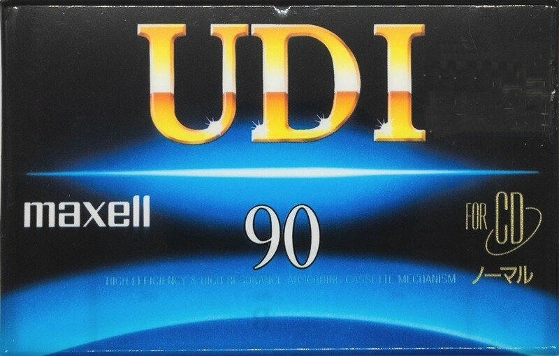 Compact Cassette Maxell UDI / UD1 90 "UD1-90G" Type I Normal 1994 Japan