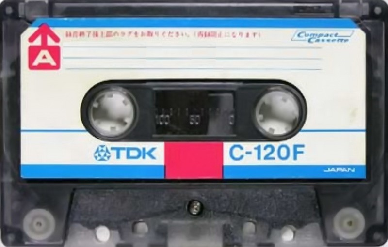 Compact Cassette TDK F 120 "C-120F" Type I Normal 1969 Japan