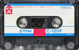 Compact Cassette TDK F 120 "C-120F" Type I Normal 1969 Japan