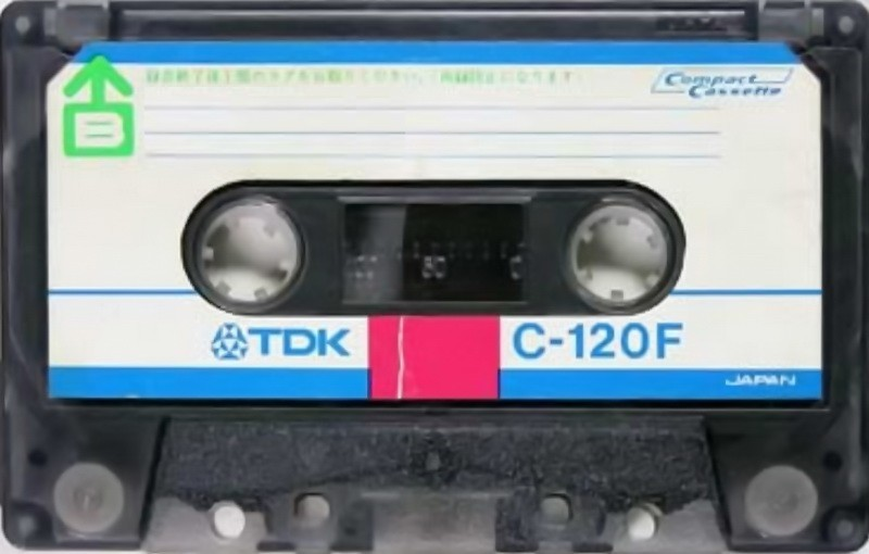 Compact Cassette TDK F 120 "C-120F" Type I Normal 1969 Japan