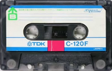 Compact Cassette TDK F 120 "C-120F" Type I Normal 1969 Japan