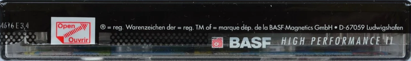 Compact Cassette BASF High Performance II 90 "Modern Art Edition I" Type II Chrome 1995 Europe