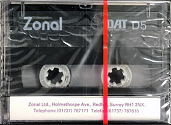 Digital Audio Tape Zonal 5 Type IV Metal Europe