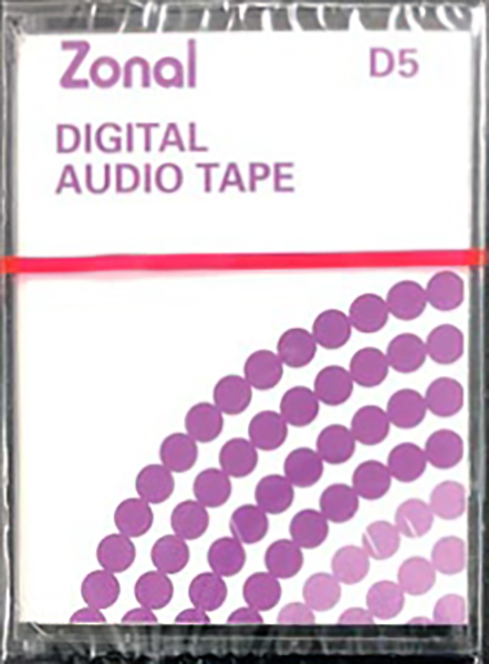Digital Audio Tape Zonal 5 Type IV Metal Europe