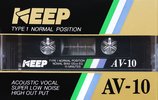 Compact Cassette KEEP AV 10 Type I Normal Japan