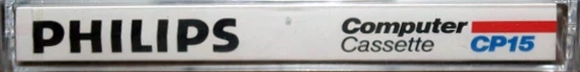 Compact Cassette Philips 15 "CP15" Computer Cassette Europe