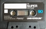 Compact Cassette Universum Super 90 "Super I" Type I Normal 1981 Europe