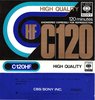 Compact Cassette CBS / Sony HF 120 Type I Normal 1973 Japan