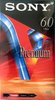 VHS, Video Home System Sony Premium 60 Type I Normal 1999 Europe