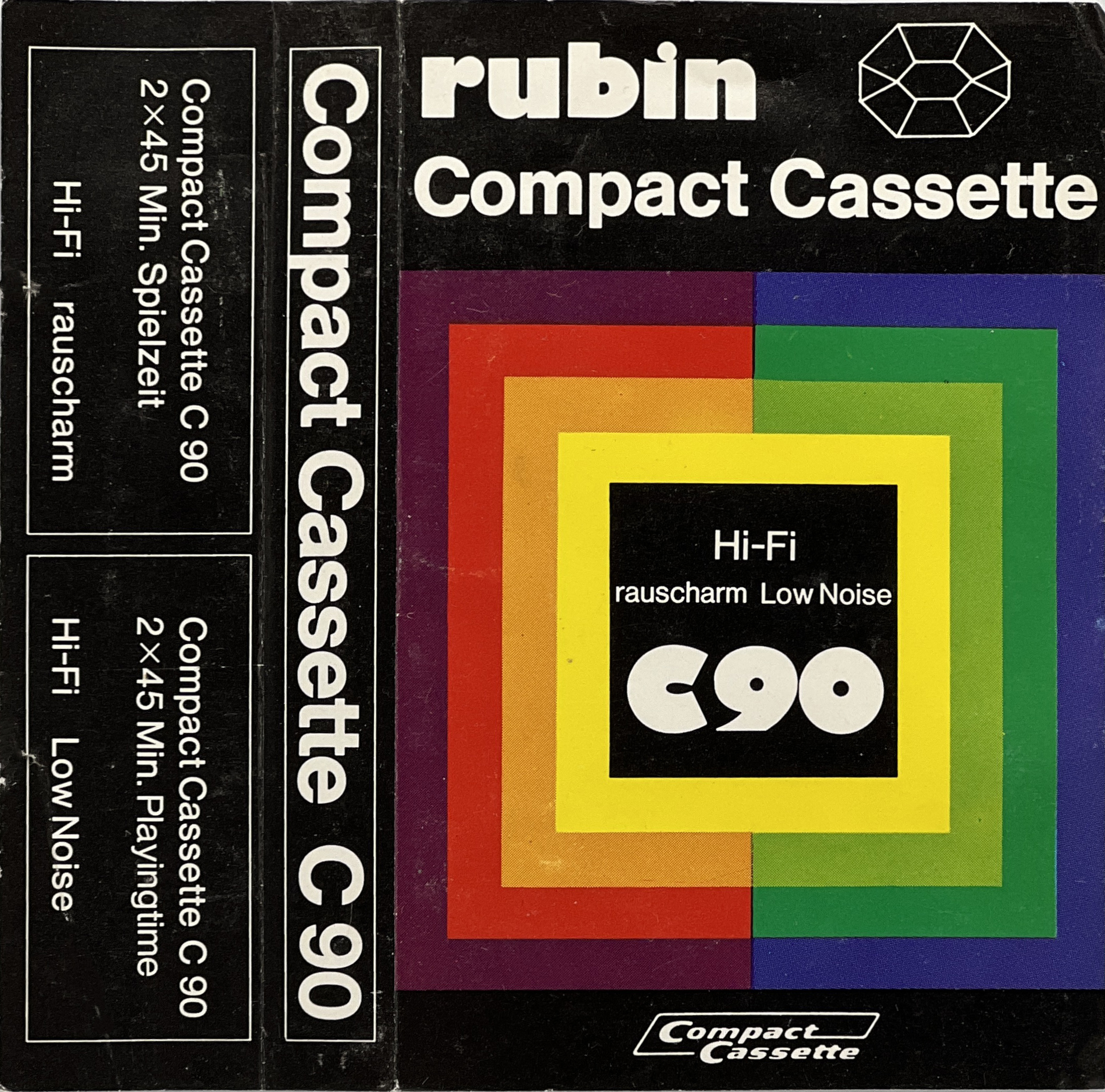 Compact Cassette Rubin 90 Type I Normal 1980 Switzerland