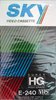 VHS, Video Home System Sky HG 240 Type I Normal Italy