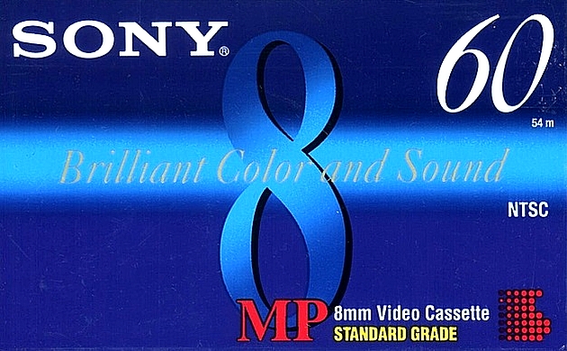 Video8, Hi8, Digital8 Sony MP 60 "P6-60MPC" Type I Normal 1996 North America