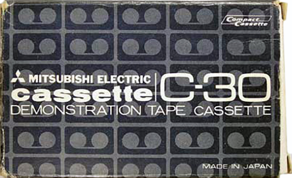 Compact Cassette Mitsubishi / Mitsubishi Electric 30 Demonstration Tape 1970 Japan