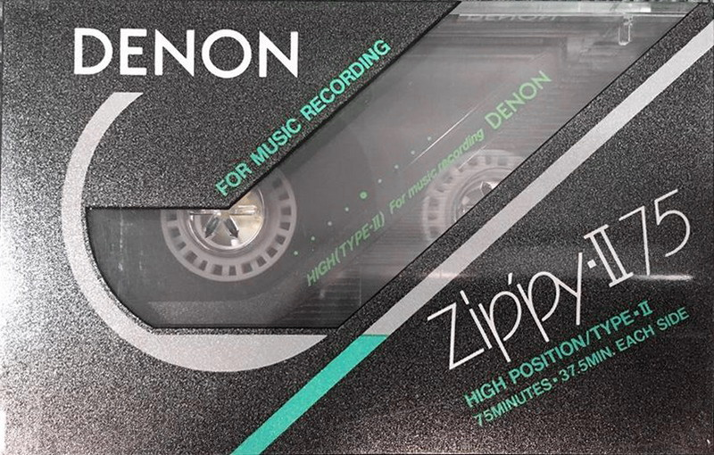 Compact Cassette Denon Zippy-II 75 Type II Chrome 1988 Europe