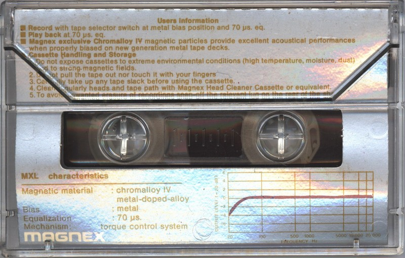 Compact Cassette:  Magnex - MXL 60